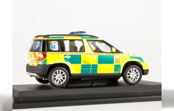 SKODA Yeti Zdravotnicka zachranna sluzba Pardubickeho kraje (2016), yellow / green