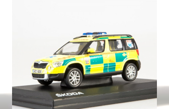 SKODA Yeti Zdravotnicka zachranna sluzba Pardubickeho kraje (2016), yellow / green