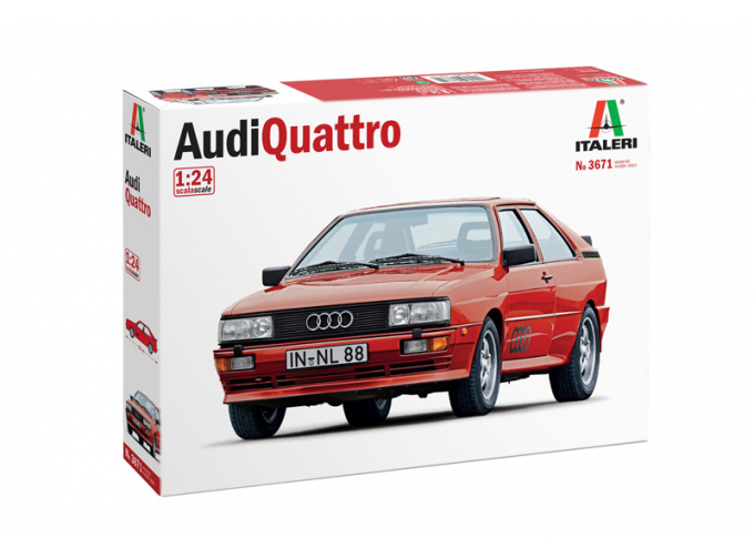 Сборная модель AUDI Quattro 1986