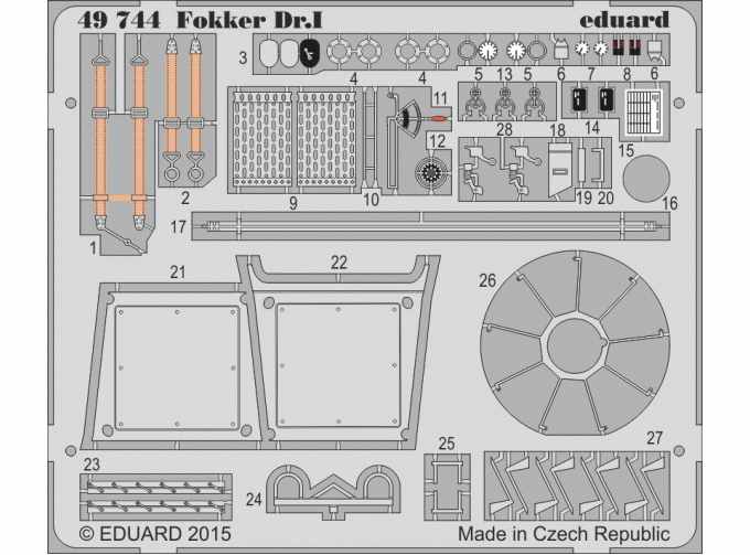 Фототравление для Fokker Dr.I