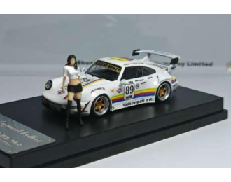 PORSCHE RWB 964 with High Wing #89 *Apple* with figure, various