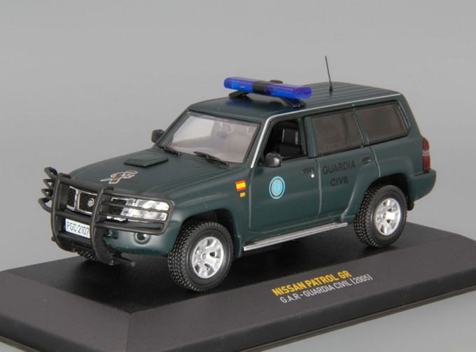 NISSAN Patrol GR G.A.R. Guardia Civil (2005), green matte