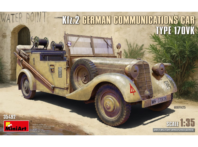 Сборная модель MERCEDES-BENZ 170vk German Military Comunications Car 1936