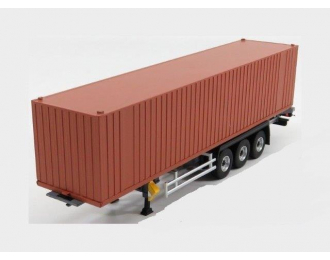полуприцеп-контейнеровоз и 40-футовый контейнер 2018 Brown