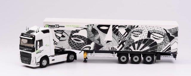 VOLVO FH4 Globetrotter c полуприцепом "PHONE EXPRESS AVEC C. LAURENTIN" 2018
