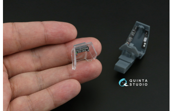 3D Декаль интерьера кабины Ка-50 (черные панели) (HobbyBoss/ARK) (с 3D-печатными деталями)