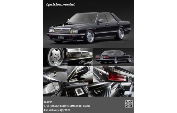 NISSAN Cedric Cima (Y31), black