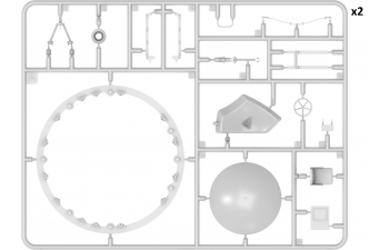 Сборная модель Сферическая боевая военная машина / Spherical Fighting Military Vehicle