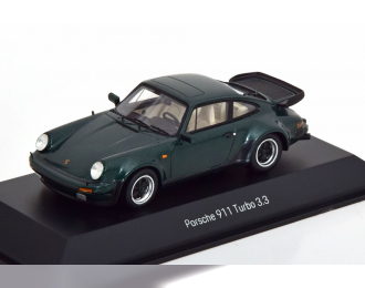 PORSCHE 911 Turbo 3.3 Generation 2, dark green-metallic