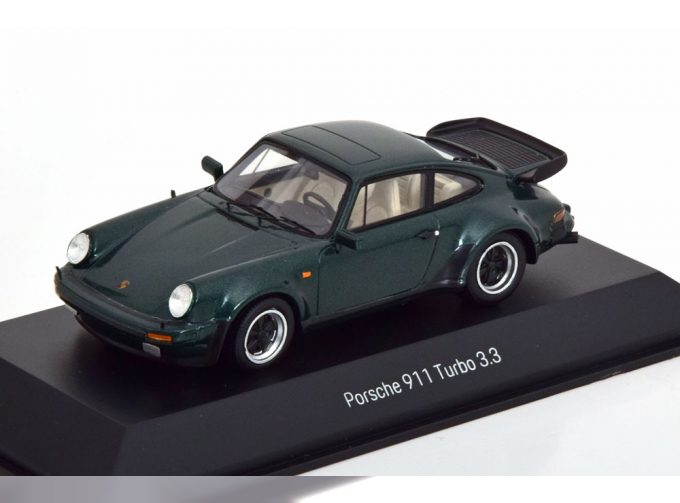 PORSCHE 911 Turbo 3.3 Generation 2, dark green-metallic