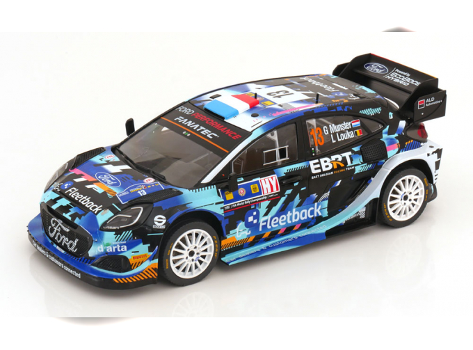 FORD Puma Rally1 Team Red Bull World Rally M-sport №13 Rally Central European (2023) Munster Gregoire - Louka Louis, 2 Tone Blue