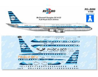 Декаль на DC-8 KLM