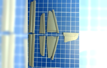 Набор для коррекции поверхностей управления A6M2 Zero (для комплекта Academy)