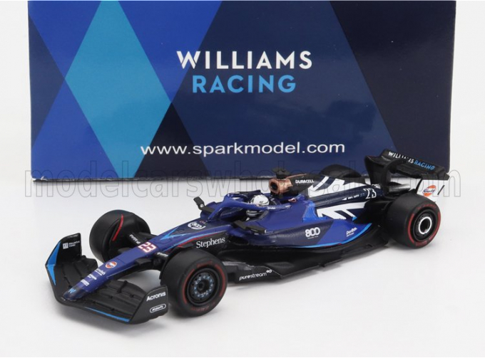 WILLIAMS F1 Fw45 Team Williams Racing №23 (800th Gp) British Gp (2023) Alexander Albon, Blue