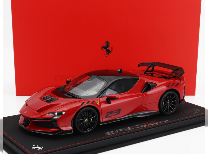 FERRARI Sf90 Xx Stradale №23 (2024) - Con Vetrina - With Showcase, Rosso Corsa 322 - Red