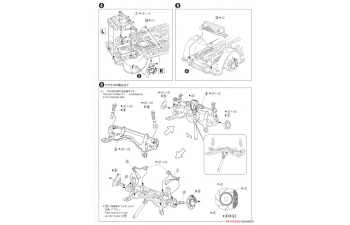 Сборная модель Nissan President Insurance '89 G50