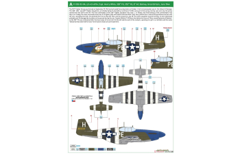 Сборная модель Двойной комбо-набор Overlord: D-Day Mustangs / P-51B Mustang