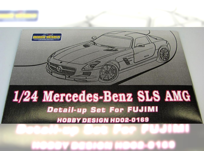 Набор для доработки Mercedes-Benz SLS AMG для моделей Fujimi （PE+Metal parts）