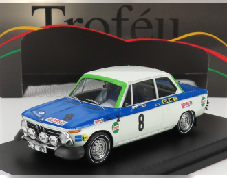 BMW 2002 Ti (night Version) N8 Rally Acropolis (1972) T.fall - M.wood, White Blue