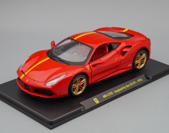 FERRARI 488 GTB Inspired by the 312 P1 (1972), red