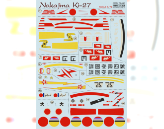 Декаль Nakajima Ki-27 Nate