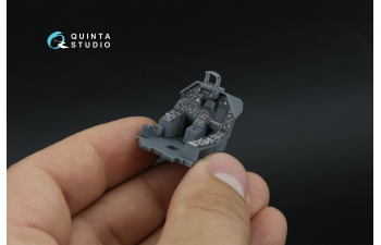 3D Декаль интерьера кабины Ка-50 (черные панели) (arma models)