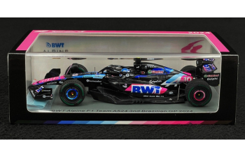 ALPINE F1 A524 Team Bwt Alpine №10 3rd Brazilian Gp (2024) Pierre Gasly, Black Blue Pink