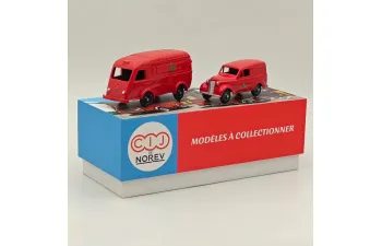 RENAULT 1000kgs and Dauphine Set Belgium Post, red