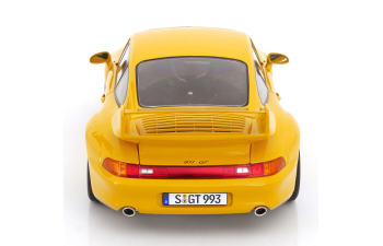 PORSCHE 911 (993) GT2 BBS rims (1996), speed yellow