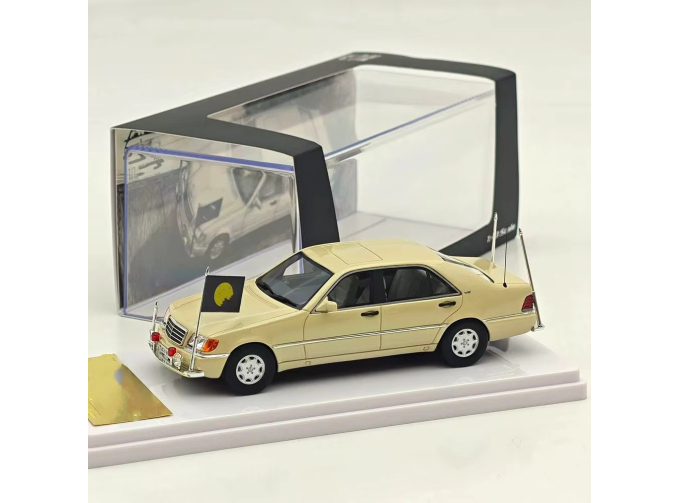 Mercedes-Benz 600 SEL W140 1991 бежевый металлик Король Тайланда