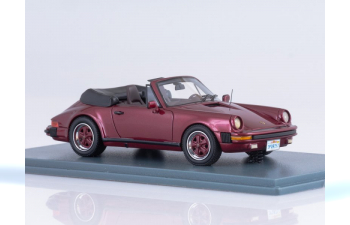 PORSCHE 911 Cabio Federal Red Metallic 1985