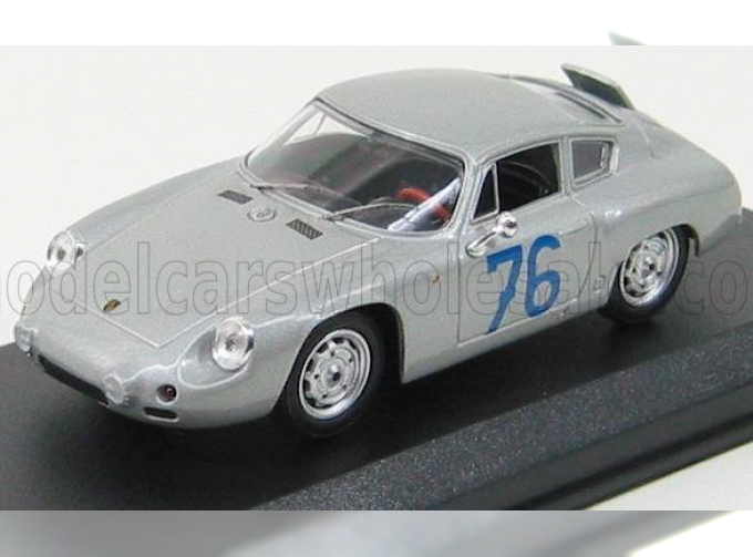 PORSCHE 1600gs Abarth N 76 Targa Florio 1963 A.pucci - P.e. Strahle, Silver