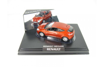 RENAULT Megane III хэтчбек, дилерская 1:43, красно-коричневый