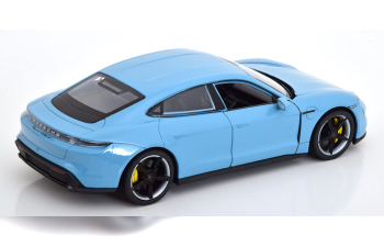 PORSCHE Taycan (2020), light blue-metallic