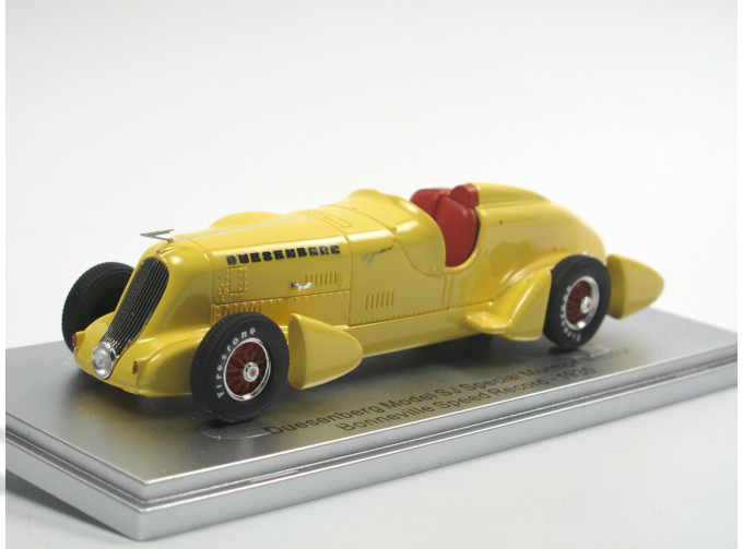 DUESENBERG SJ Special Mormon Meteor Bonneville Speed Record 1935 Yellow