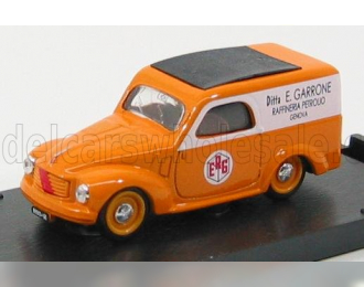 FIAT 500 C Van Furgone Erg 1950, Orange White