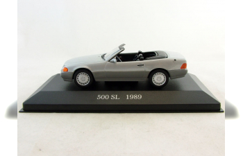MERCEDES-BENZ 500 SL (1989), Mercedes-Benz Offizielle Modell-Sammlung 36, silver