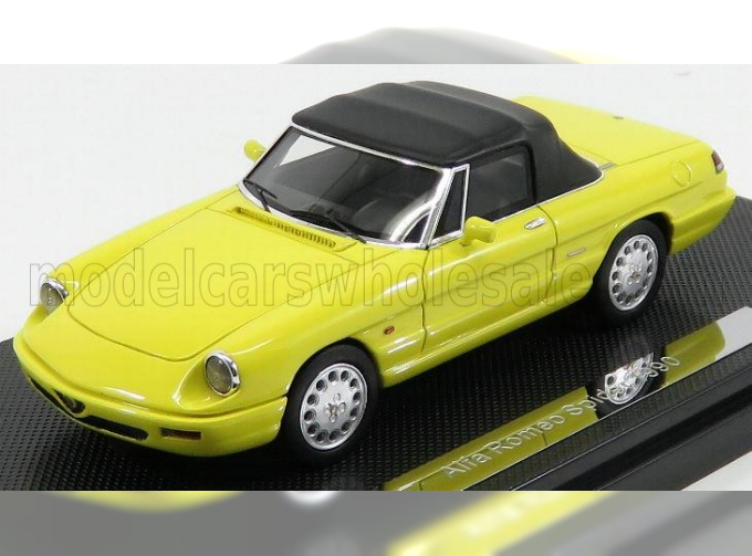 ALFA ROMEO Spider Closed (1990) 4ª Ed Ultima Serie - The Last, Giallo Ginestra - Yellow