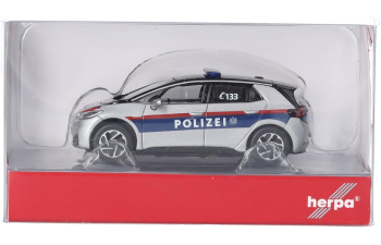 VOLKSWAGEN ID.3  Polizei Österreich,  silver/blue/red