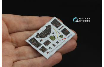 3D Декаль интерьера кабины F9F-3 Panther (Trumpeter)