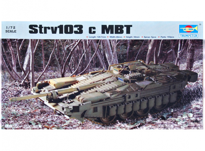 Сборная модель Танк Strv-103c