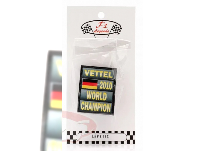 Табличка (пит-боард) Red Bull RB6 Sebastian Vettel (2010)