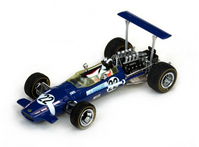 Lotus 49B #22 Jo Siffert 1968 победитель гран-при Британии