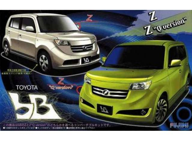 Сборная модель TOYOTA bB Z *Q version and X version* both type