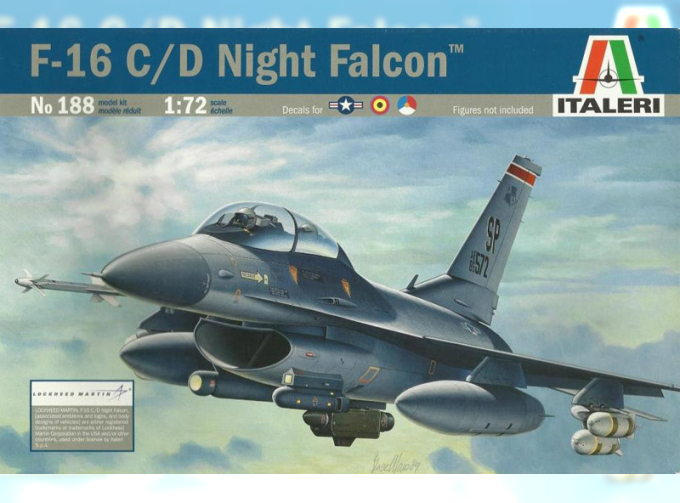 Сборная модель Самолет F-16C/D NIGHT FALCON