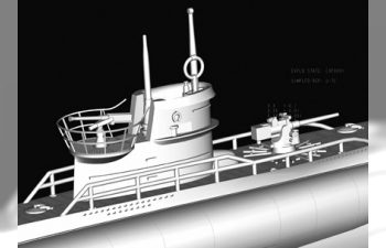 Сборная модель Подводная лодка German Navy Type VII-C U-Boat