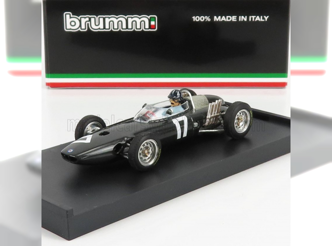 BRM F1 P57 N 17 Winner Holland Europe Gp Graham Hill 1962 World Champion - With Driver Figure, Grey Met