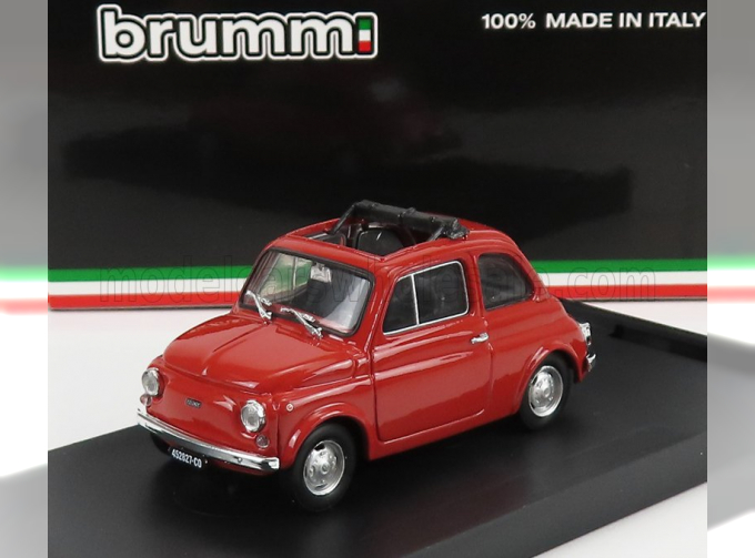 FIAT 500r Tetto Aperto - Open (1972), Rosso Corallo