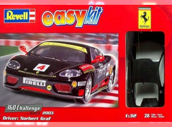 Сборная модель Ferrari 360 Challenge Driver: Norbert Gaf