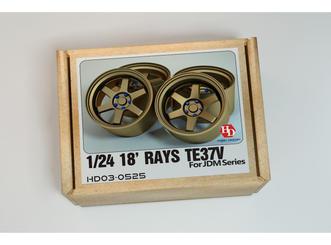 Набор для доработки - 18' RAYS TE37V Wheels для моделей Jdm Series (Resin+Metal Wheels)